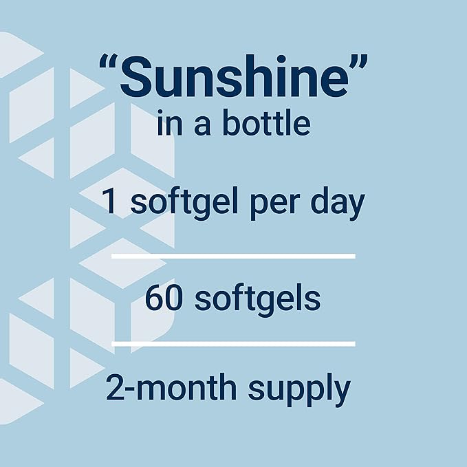 Life Extension Vitamin D3 125 mcg (5000 IU), Bone Health, Brain Performance, Immune System Support, Gluten-Free, Non-GMO, Once Daily, Two-Month Supply, 60 Softgels