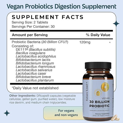 Future Kind Vegan Probiotics for Women and Men
