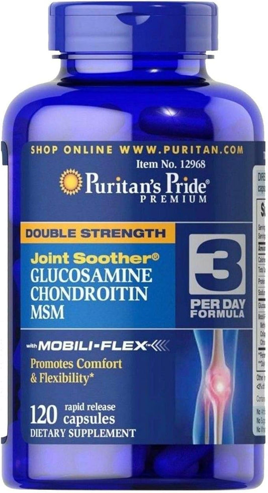 Puritan's Pride Glucosamine, Chondroitin & MSM-3 Per Day Formula