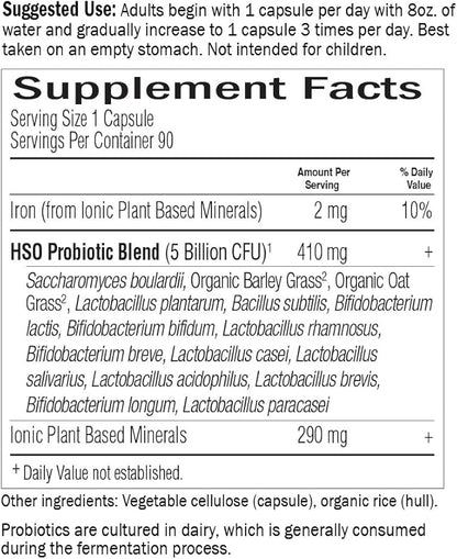 Garden of Life Primal Defense Ultra Ultimate Probiotic Formula - 15 Billion CFU and 13 Strains of Probiotics Plus HSOs for Healthy Digestive Balance, Vegetarian and Gluten Free, 90 Capsules