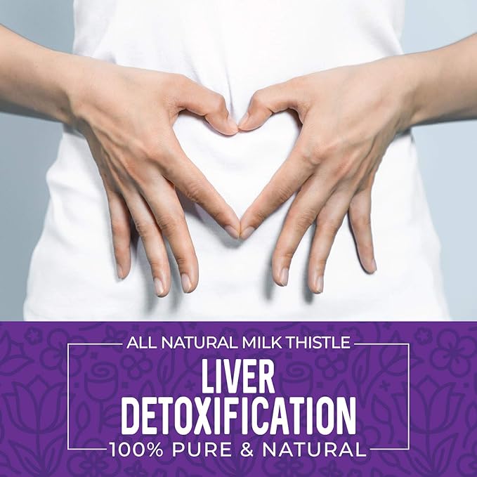 Herbaila Milk Thistle Seeds, 1 lb. Silymarin Milk Thistle Tea, Bulk Milk Thistle Herb Whole Seeds, Pure Milk Thistle Bulk, Whole Milk Thistle Seeds, All Natural, Gluten Free, Non-GMO. 1 Pound.