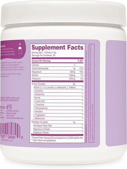 So Long Soreness BCAA Powder (Frozen Lemonade Flavored) 30 Servings - with Hydration Complex