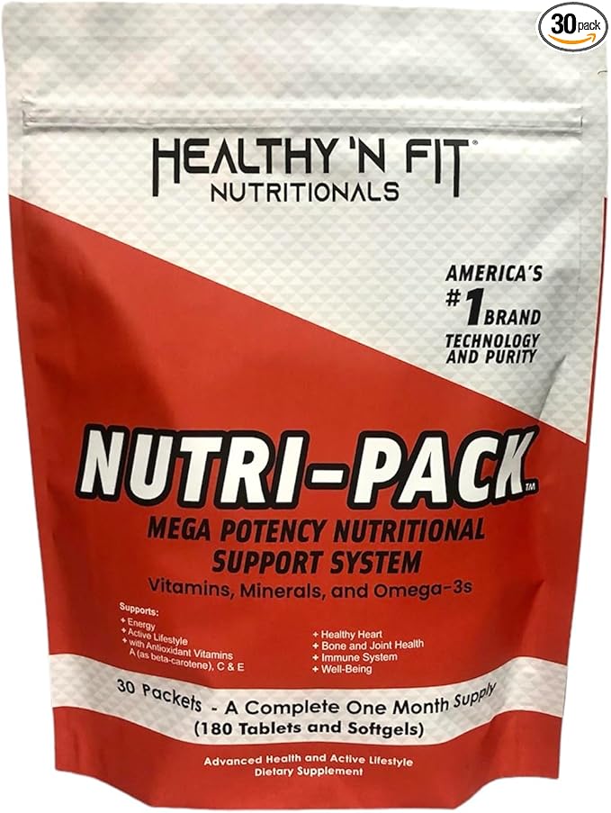 Healthy 'N Fit NUTRI Pack - 30 Day Pkt -One Pack Daily, Multivitamin All-in-One Packets