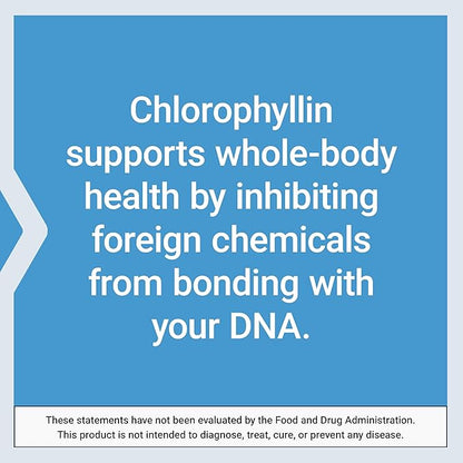Life Extension Chlorophyllin, antioxidant & DNA Health Support, Gluten-Free, Non-GMO, Vegetarian, 100 Vegetarian Capsules