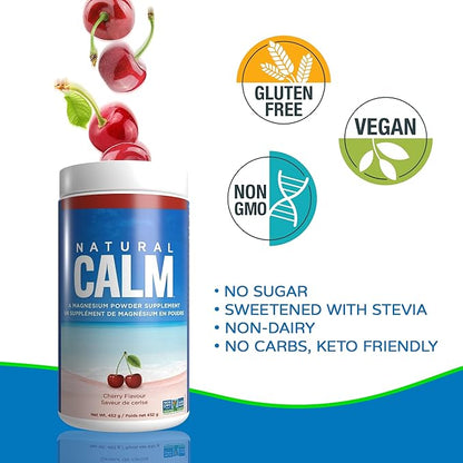Natural Vitality Cherry Magnesium, 454 GR