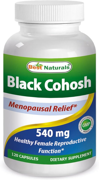 Best Naturals Black Cohosh 540 mg 120 Capsules