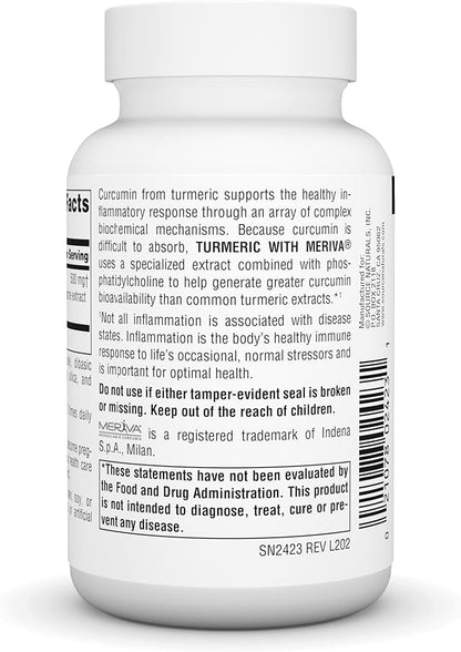 Source Naturals Turmeric with Meriva for Healthy Inflammatory Response* - 500mg, 60 Capsules