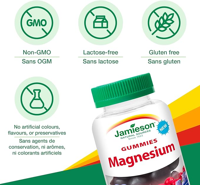Jamieson Magnesium Gummies, 60's