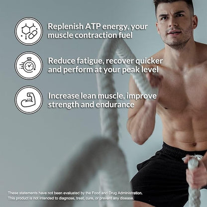 NAKED Pure Micronized Lemon Lime Creatine Monohydrate - 42 Servings - 500 Grams, 1.1Lb Bulk, Vegan, Non-GMO, Gluten Free, Soy Free. Aid Strength Gains, No Additives