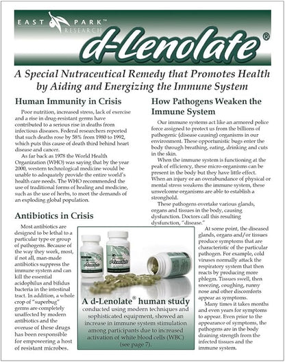 East Park Olive Leaf Extract (OLE) Super Strength d-Lenolate 500mg | 18% or More Oleuropein Immune System Booster | 180 Vegetarian Capsules (Non-GMO)