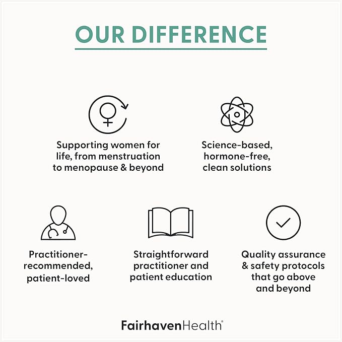 Fairhaven Health Menopause Relief Multivitamin Essentials | Hormone Free Menopause Supplements for Women | Methylated Multivitamin for Women 50 and Over | Hot Flash Relief* | Non-GMO | 30 Capsules