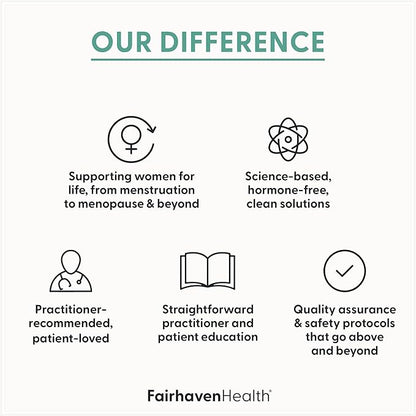 Fairhaven Health Menopause Relief Multivitamin Essentials | Hormone Free Menopause Supplements for Women | Methylated Multivitamin for Women 50 and Over | Hot Flash Relief* | Non-GMO | 30 Capsules