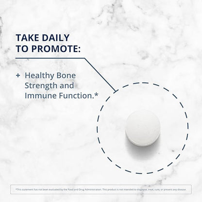 Metagenics Vitamin D3 1000 - Vitamin D Supplement - Bone Density & Immune Support* - Tooth Integrity* - Non-GMO & Gluten Free - 120 Tablets