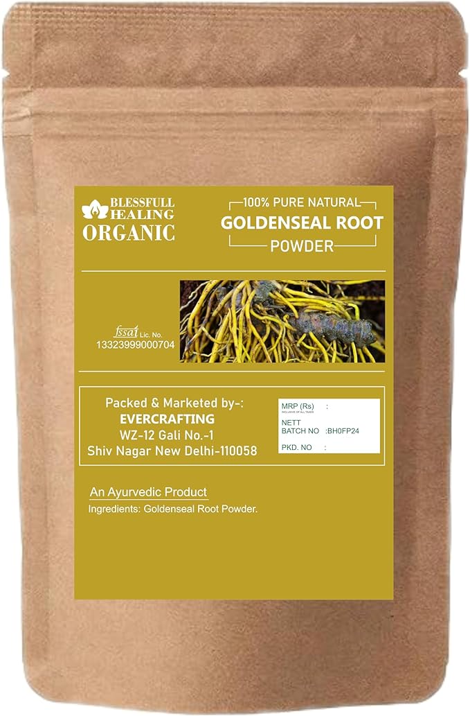 Organic Goldenseal Root Powder 100% Pure Natural 200 Gram / 7.05 oz
