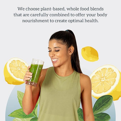Organifi Green Juice - Organic Superfood Powder - 90-Day Supply - Organic Vegan Greens - Helps Decrease Cortisol - Provides Better Response to Stress - Supports Weight Control - Total Body Wellness