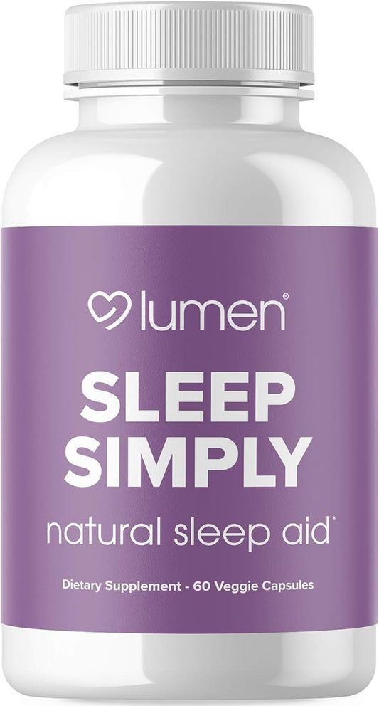 Sleep Aid for Adults, Herbal Supplement with Melatonin, Valerian Root, Magnesium, Deep Sleep Support to Promote Calm Deep Sleeping for Better Rest - 60 Capsules