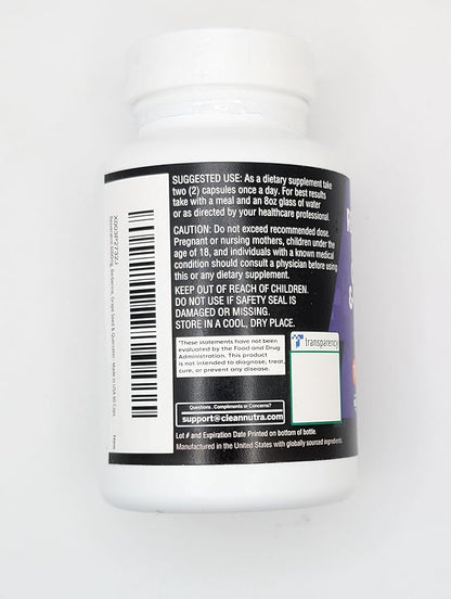 Clean Resveratrol Supplement | Berberine Grape Seed Extract Quercetin Green Tea Extract Acai Noni Polyphenol Supplement for Women & Men Anti Aging N-Acetyl Cysteine NAD Booster