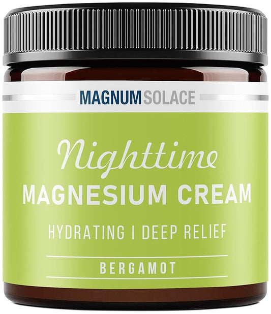 Magnesium Cream – Magnesium Chloride Cream – Topical Magnesium Cream for Nighttime Relief for Leg Cramps, Sleep & Muscle Soreness – Safe for Kids (Ylang Ylang)