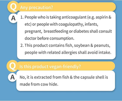 BHK's Kids Chewable Fish Oil, Omega 3 with EPA & DHA for Children, Support Brain Development & Learning Function, Eye & Immunity Health, 60 softgels