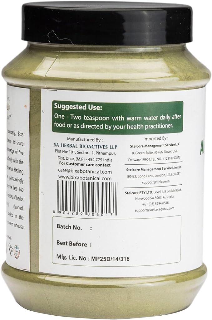 bixa BOTANICAL Andrographis Powder 454 GRM (16Oz) | Andrographis Paniculata | Bitter Herb Kalmegh | Herbal Supplement Natural Liver Tonic | Ayurvedic herb for Digest toxins (16 Ounce (Pack of 1))