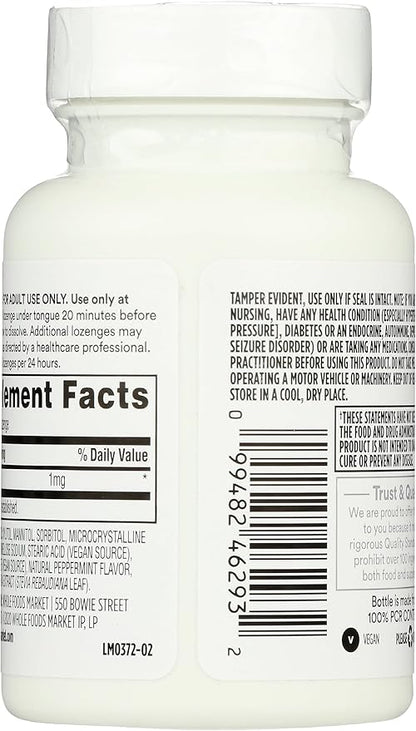 365 Everyday Value, Melatonin Lozenges 1mg, Peppermint Flavor, 60 Count