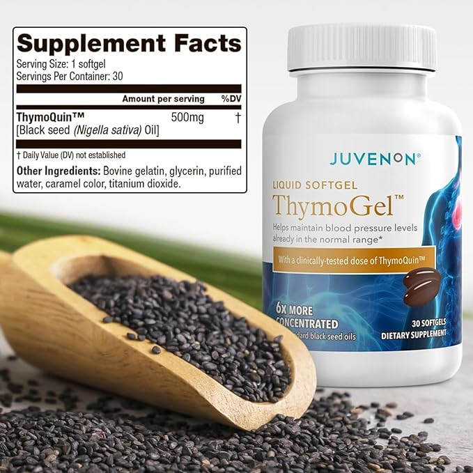 Juvenon ThymoGel - Supplement with Black Seed Oil