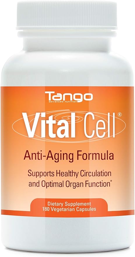 Vital Cell Natural Herbal Anti Aging Supplement and CardioPhase Natural Herbal Herbal Heart Support Supplement