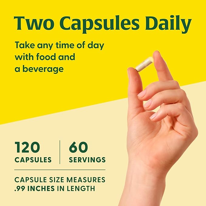 MegaFood Magnesium 300 mg - Highly Absorbable Blend of Magnesium Glycinate, Citrate & Malate to Help Support Heart, Nerve Health & Relaxation - 120 Capsules (60 Servings)