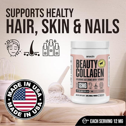 Beauty Collagen Peptides, Unflavored Powder