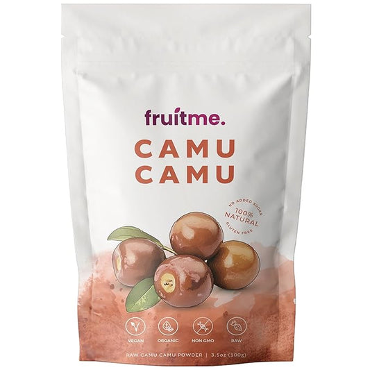 Raw Certified Organic Camu Camu Powder Freeze-Dried 100g - Vitamin C Rich Superfood - Highest Vitamin C Superfruit - A Natural Peruvian Berry by FruitMe …
