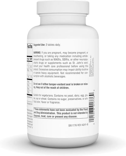 Source Naturals Serene Science L-Theanine with Magnesium and GABA - 120 Tablets
