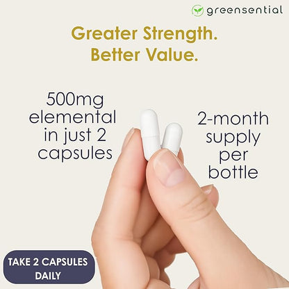 Magnesium Complex with Aquamin™ | 2-Month Supply | 500mg of Magnesium Glycinate, Citrate, Malate, Oxide & More to Support Stress Relief, Sleep, Muscles & Heart* | High Absorption |120 ct