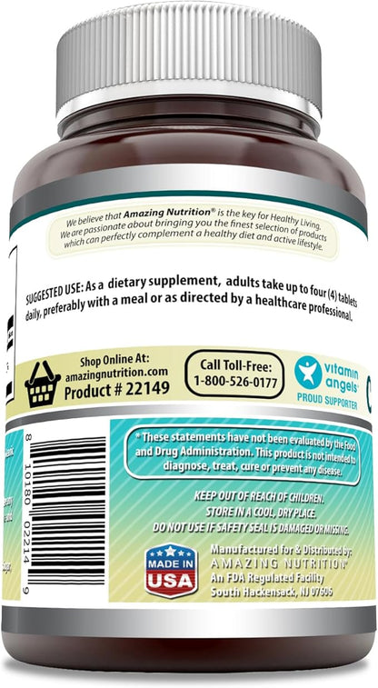 Amazing Formulas Calcium Citrate Supplement | 1000 Mg | 240 Tablets | Non-GMO | Gluten Free | Made in USA