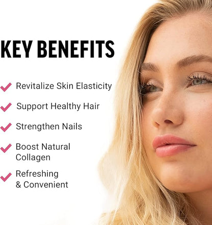 Force Factor Collagen Boosting Superfoods with Biotin, Hyaluronic Acid, Bamboo, and Hair, Skin, and Nails Vitamins, Nail Strengthener and Skin Supplement, Tropical Fruit Flavor, 20 Stick Packs