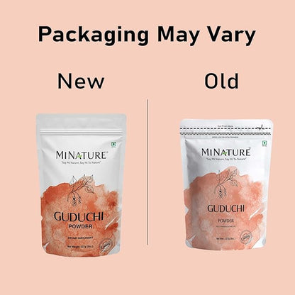 minature Guduchi (Giloy) Powder | (Tinospora Cordifolia) | Supports Healthy Digestion | Immunity Booster| Indian Giloy Powder | Resealable Zip Lock Pouch | 227g (8oz)