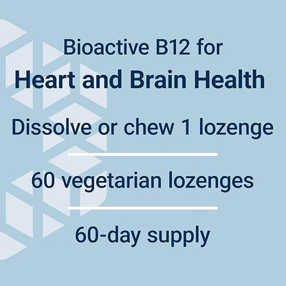 Life Extension Vitamin B12 Methylcobalamin, Nerve Health Supplement, Cognitive Support, Energy Vitamin, methylcobalamin B12, 1 mg, Quick-Dissolving, Vegetarian, 60 lozenges
