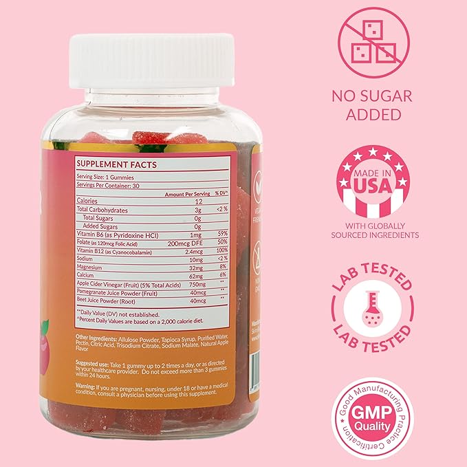 SkinnyBoost Instant Skinny Coffee Unflavored + Sugar-Free Apple Cider Vinegar Gummies Bundle – Slimming Coffee & ACV with The Mother, B Vitamins, Pomegranate