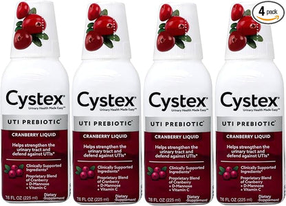 Cystex Liquid Cranberry Complex, 7.6 Fl Oz (Pack of 4)