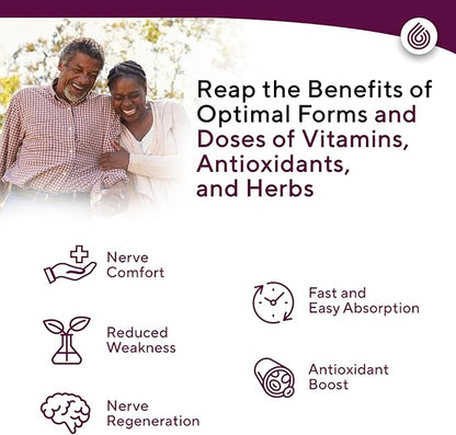 NERVE RENEW Optimizer - Dietary Supplement - 30 Capsules - 300 mg Stabilized R-Alpha Lipoic Acid per Capsule for Natural Nerve Discomfort Support - Fast Absorption - Safe and All Natural
