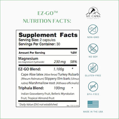 Doctors Choice, Naturally Ez-go Capsules, 60-count Bottle