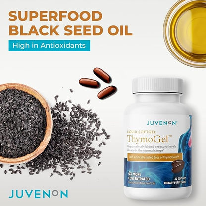 Juvenon ThymoGel - Supplement with Black Seed Oil