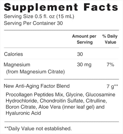 Vital for Women and Men, Joint Support, Sleep Aid, Skin Care/Collagen Peptides Mix, Hyaluronic Acid, Glucosamine, Chondroitin, Glycine, Magnesium, Boron & Aloe – 30 Days Supplies