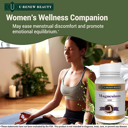 Magnesium 460mg Supplement,Magnesium Oxide Flakes for Muscle, Heart, Bone and Nerve Health Support,Coated Tablets,Non-GMO Ingredients,100 Servings (Pack of 2) 200 Day Supply