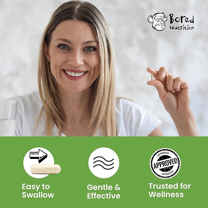 Bored Nutrition M2K: Magtein Magnesium L-threonate & Ashwagandha Supplement - 1500mg Magtein, 300mg KSM-66, Plus 200mg Magnesium