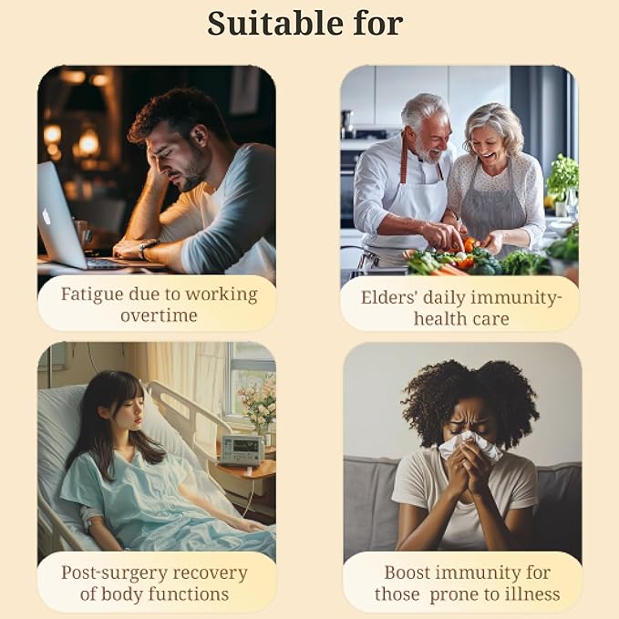 CheezhengHimalaya Reishi Mushroom, Organic Daily Supplements, Immune Support and Longevity - Vegan, Gluten-Free, Non-GMO, Tibetan Natural Herbal Supplement - 120 Capsules, 1400 mg