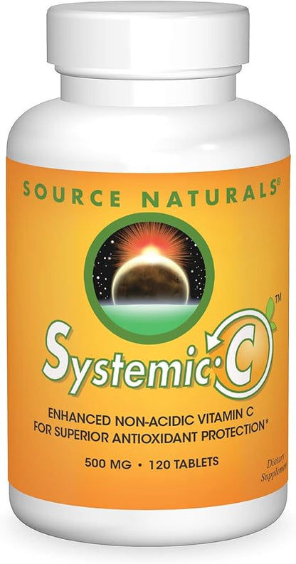 Source Naturals Systemic C, 500mg - 120 Tablets