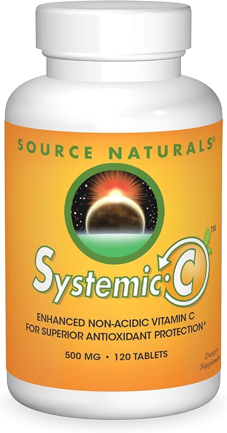 Source Naturals Systemic C, 500mg - 120 Tablets