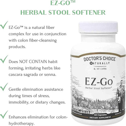 Doctors Choice, Naturally Ez-go Capsules, 60-count Bottle