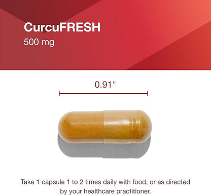 PROTOCOL FOR LIFE BALANCE CurcuFresh - 40x Absorption - Turmeric Juice Powder - with Curcuminoids - from Curcuma Longa - Vegan & Non-GMO - 60 Veg Capsules