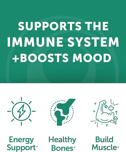 Lunakai USA Made Vitamin D3 Gummies 2000 IU - Non-GMO, Gluten-Free Vitamin D Gummies for Women & Men - Bone, Immune & Energy Support, 60ct